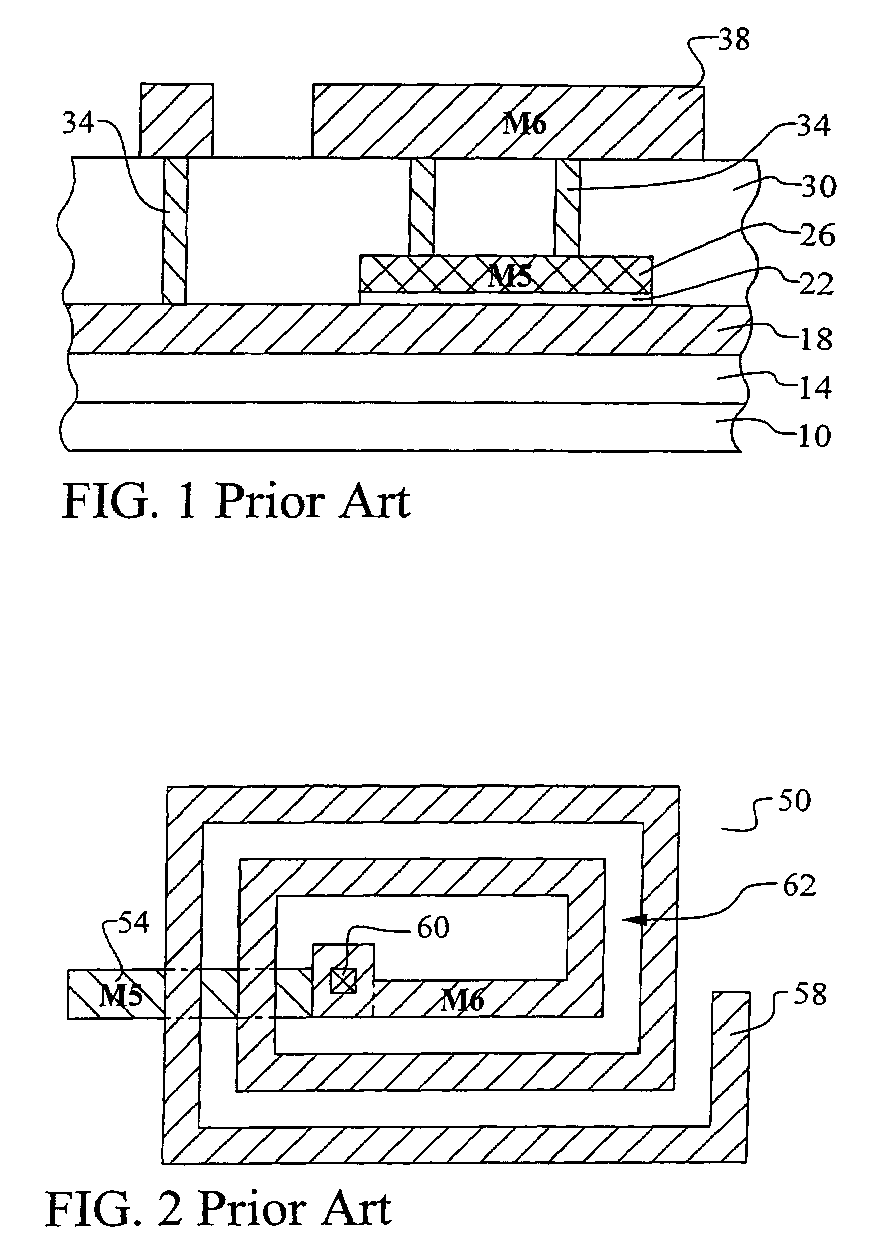 Capacitor and inductor scheme with e-fuse application