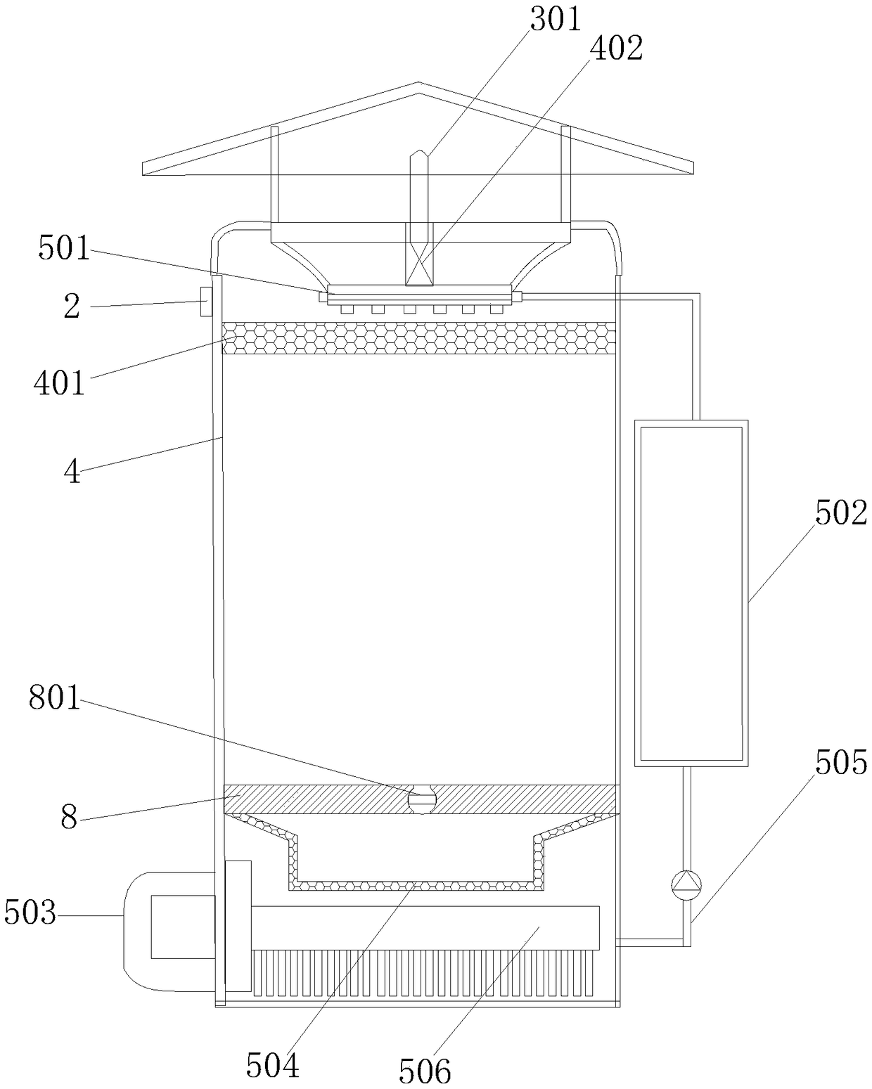 Double-trapping pest-killing apparatus in farmland and working method of apparatus