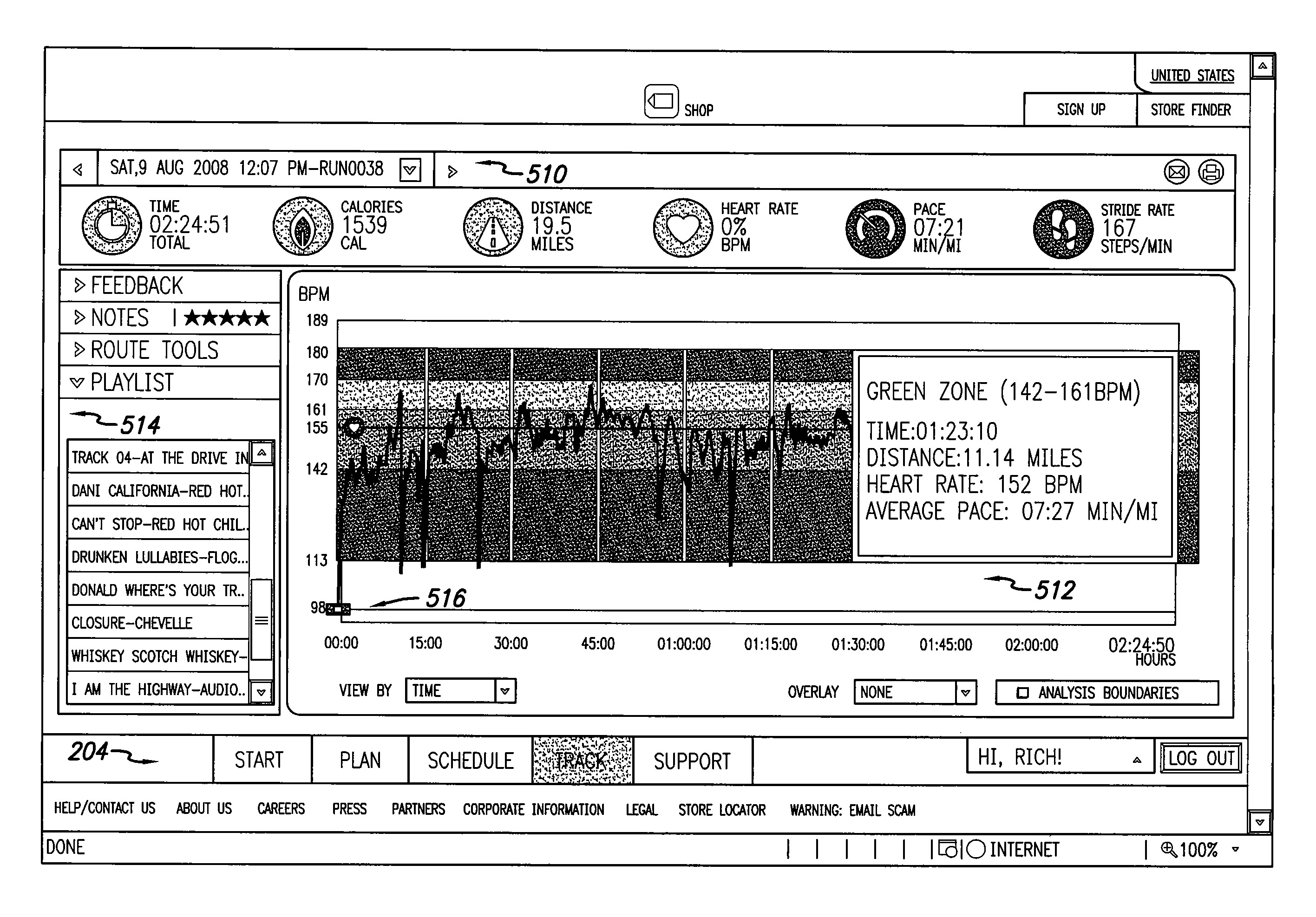 Program products, methods, and systems for providing fitness monitoring services