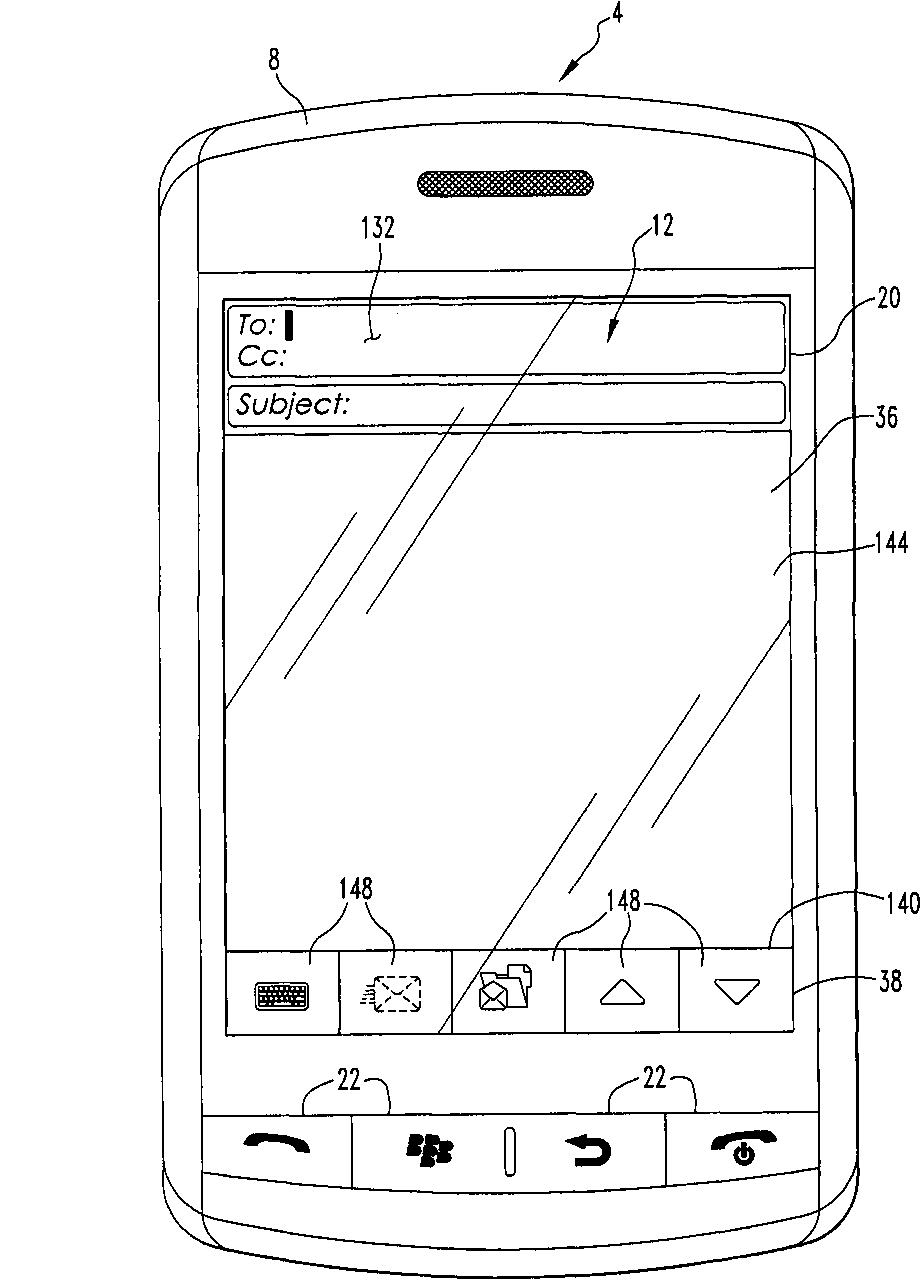 Content-dynamic touch screen activity bar