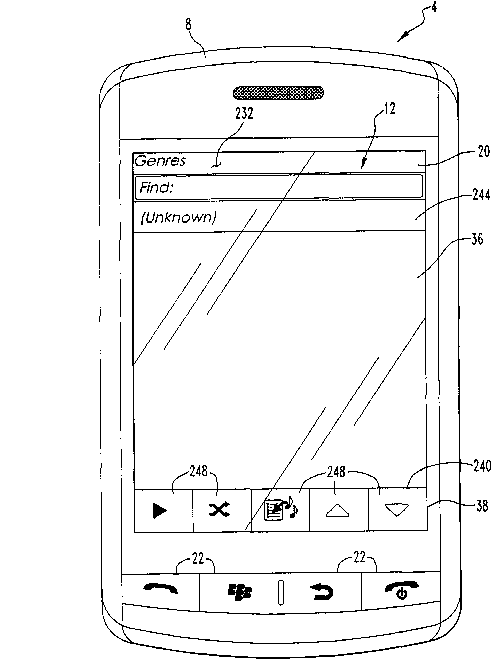 Content-dynamic touch screen activity bar