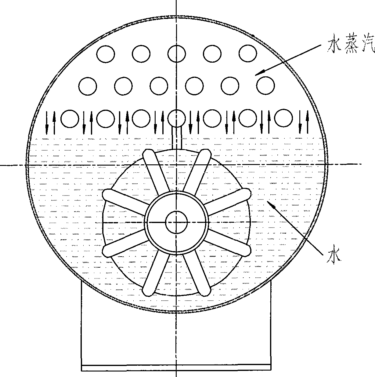 Heat-exchange intensification apparatus and method for indirect medium heating furnace