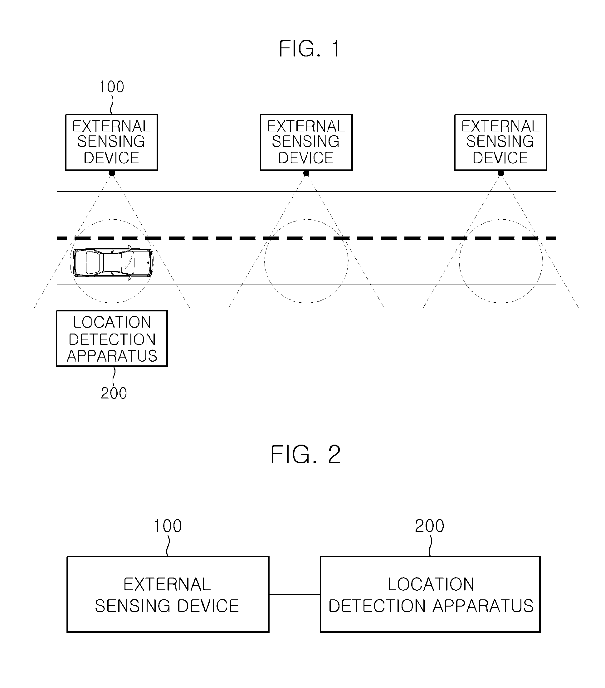 Apparatus and method for detecting location of vehicle