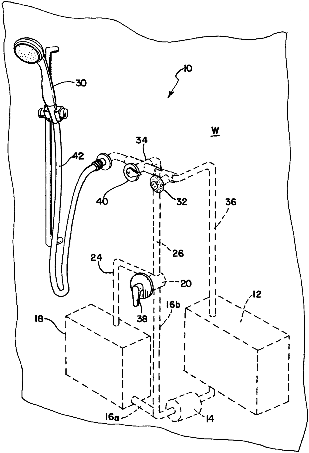 Water conserving shower system and thermochromic fixtures used therein