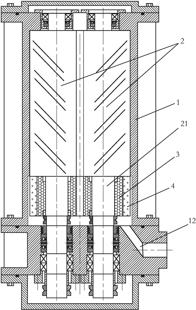 Composite rotor vacuum pump