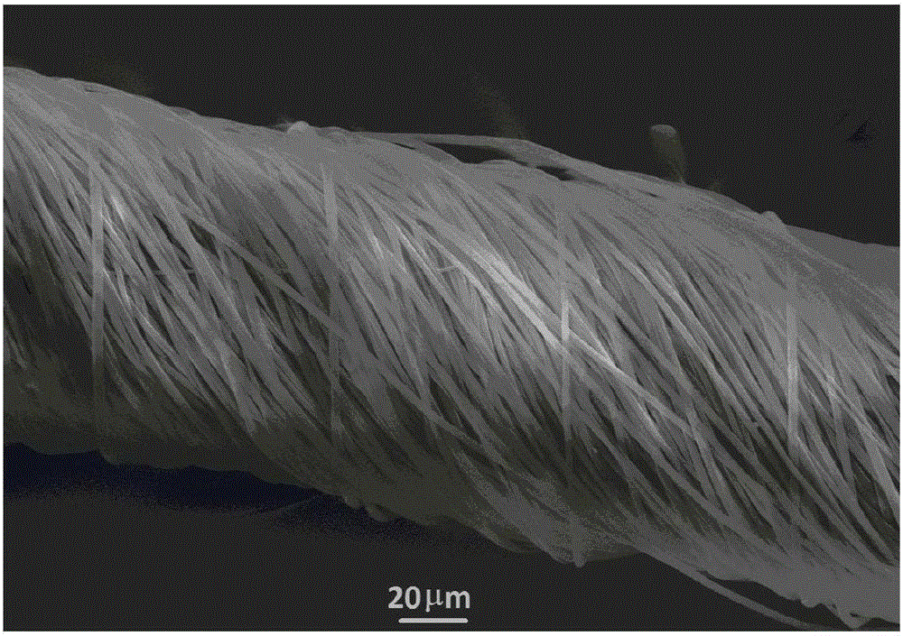 Flexible micro-nanofiber stranded wire with electromagnetic performance and preparation method thereof