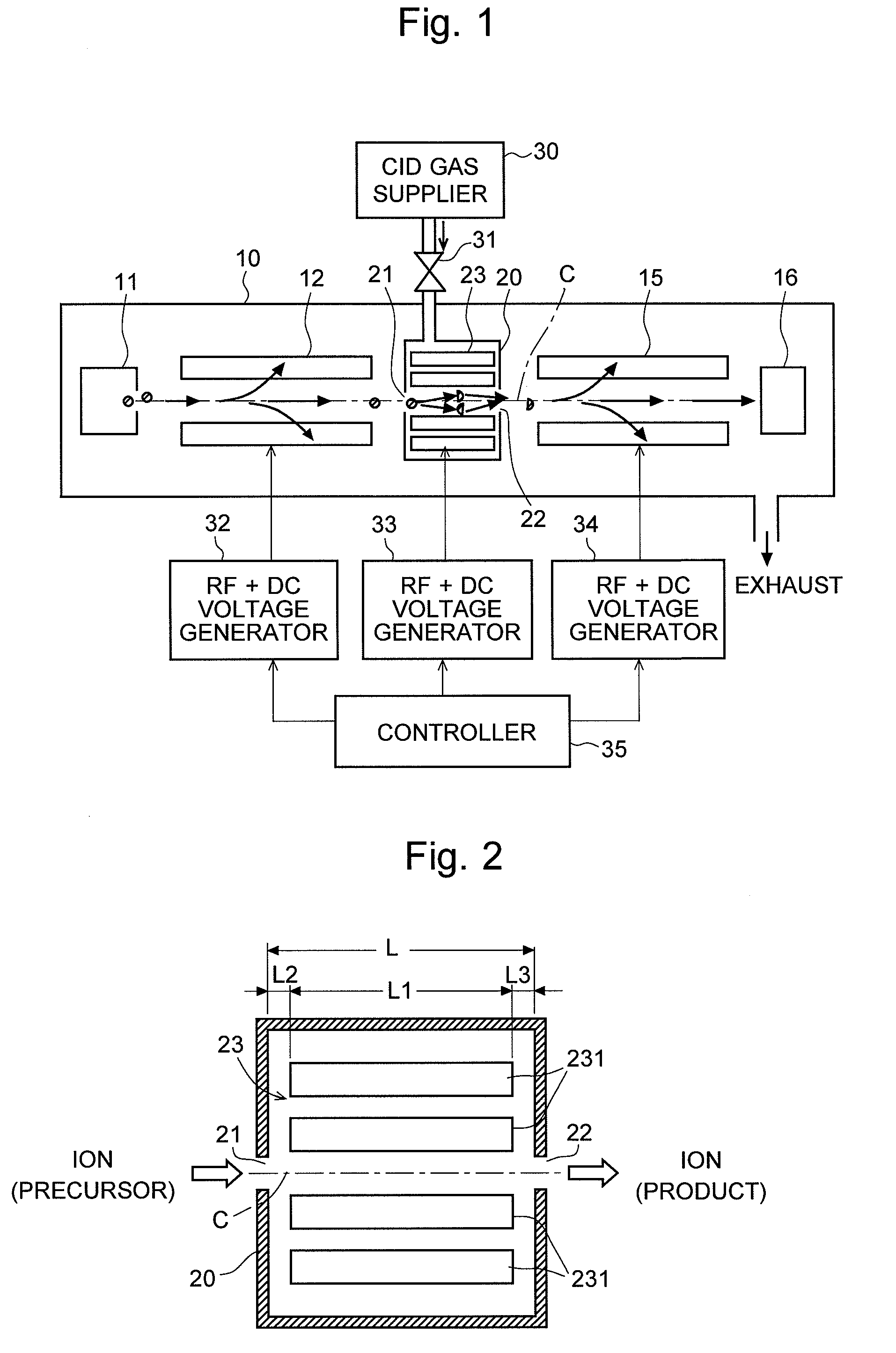 Ms/ms mass spectrometer