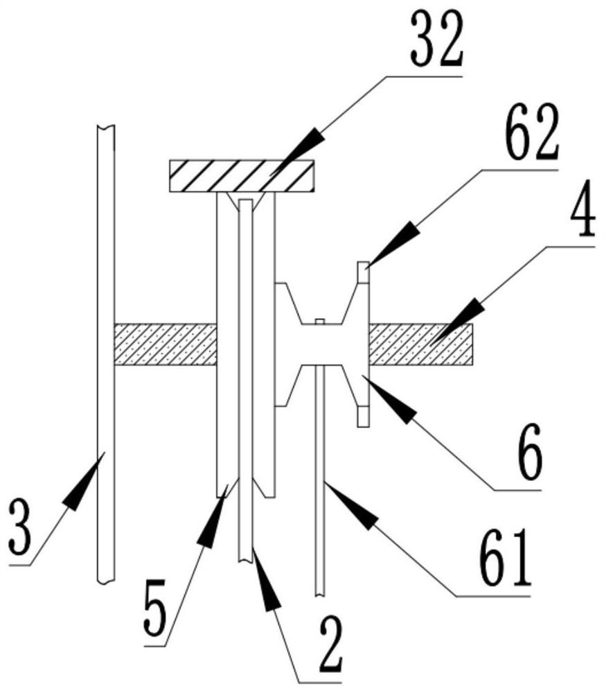 A new energy charging pile automatic take-up device