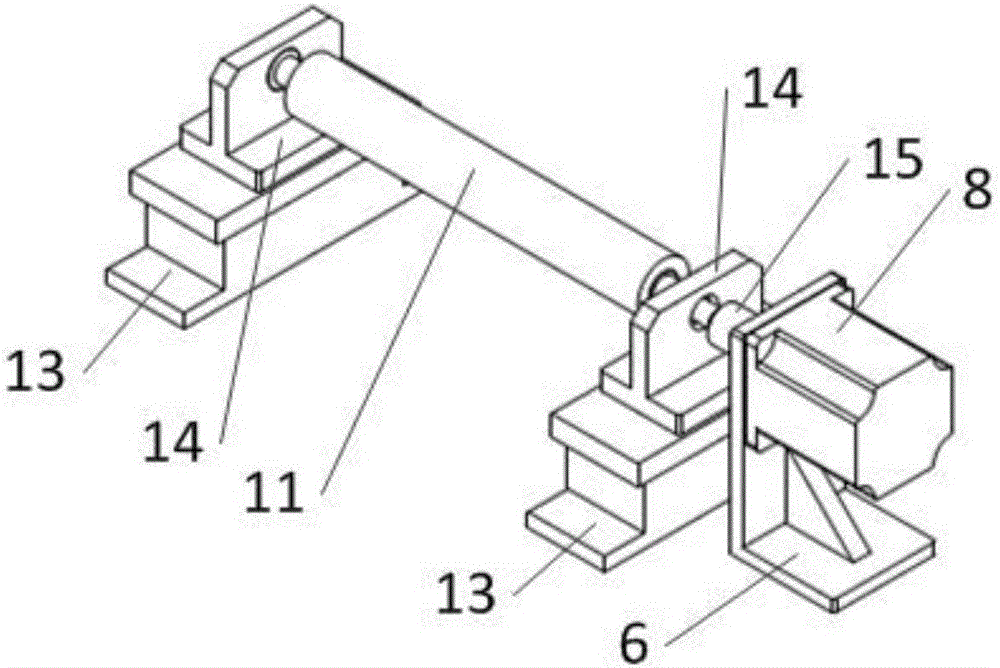 Experimental device and experimental method for testing interlayer bonding performance of prepreg