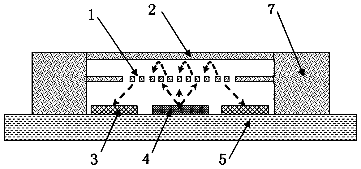 Micro acoustic sensor based on diffraction grating structure