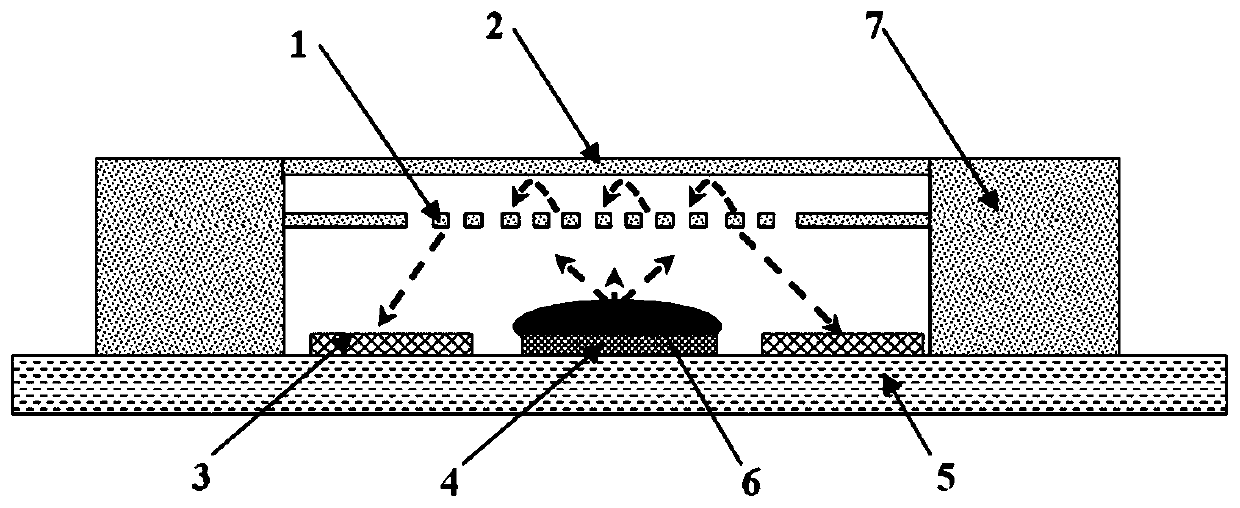 Micro acoustic sensor based on diffraction grating structure