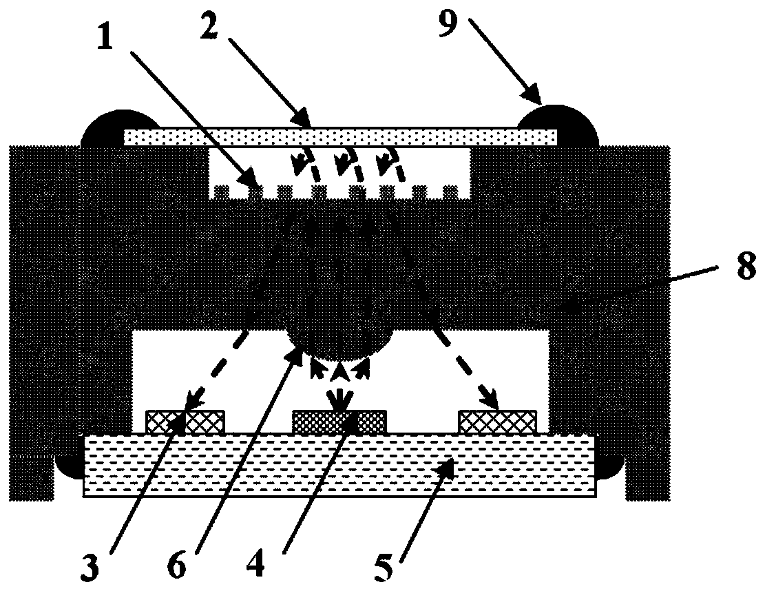 Micro acoustic sensor based on diffraction grating structure