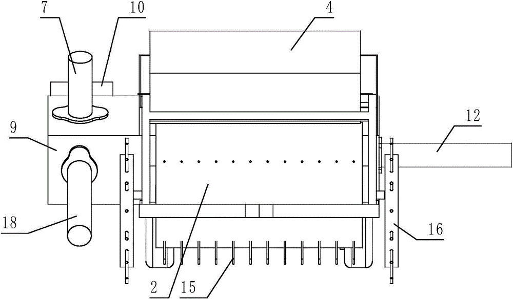 Farmland plastic film residue recycling and packaging combined operating machine