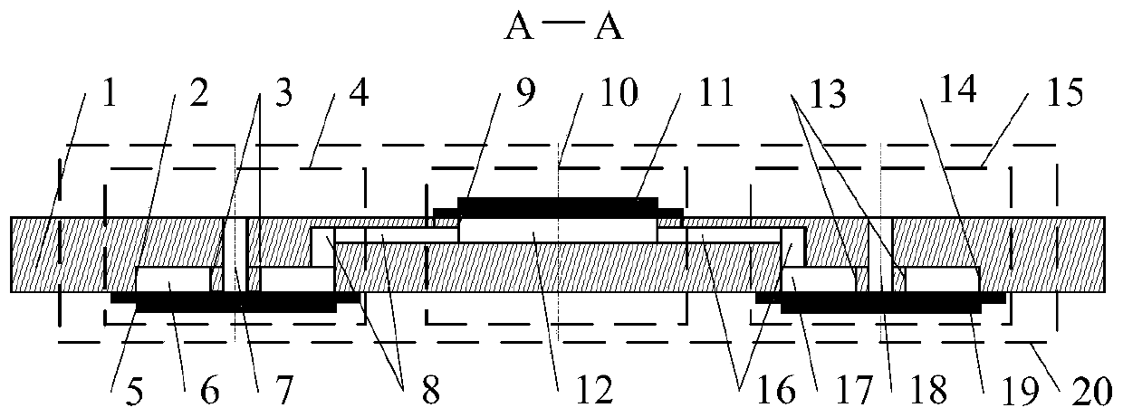 Controllable multi-point active fluid heat dissipation system integrated on PCB