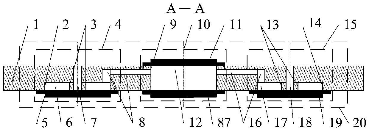 Controllable multi-point active fluid heat dissipation system integrated on PCB