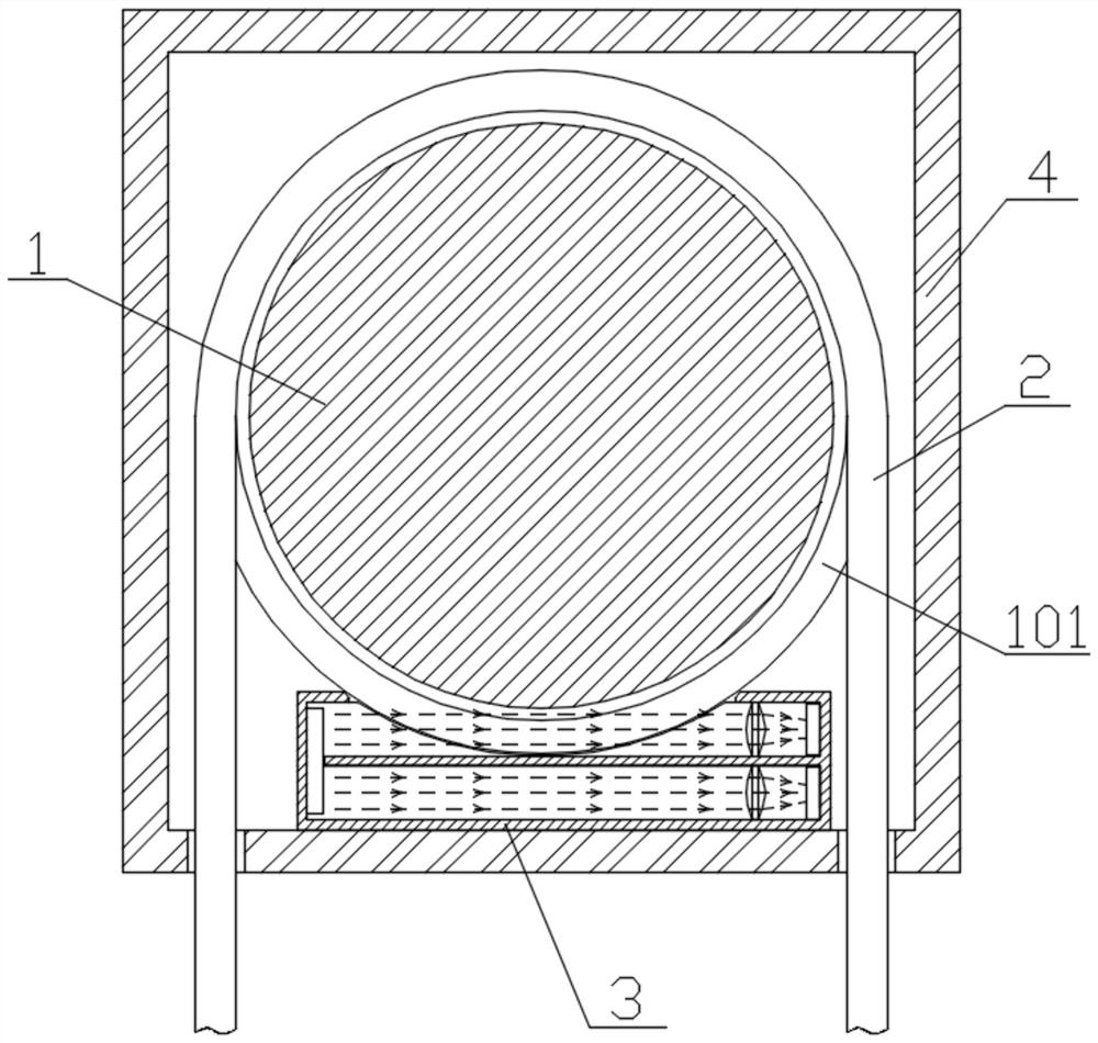 Traction wheel wear monitoring device and method thereof