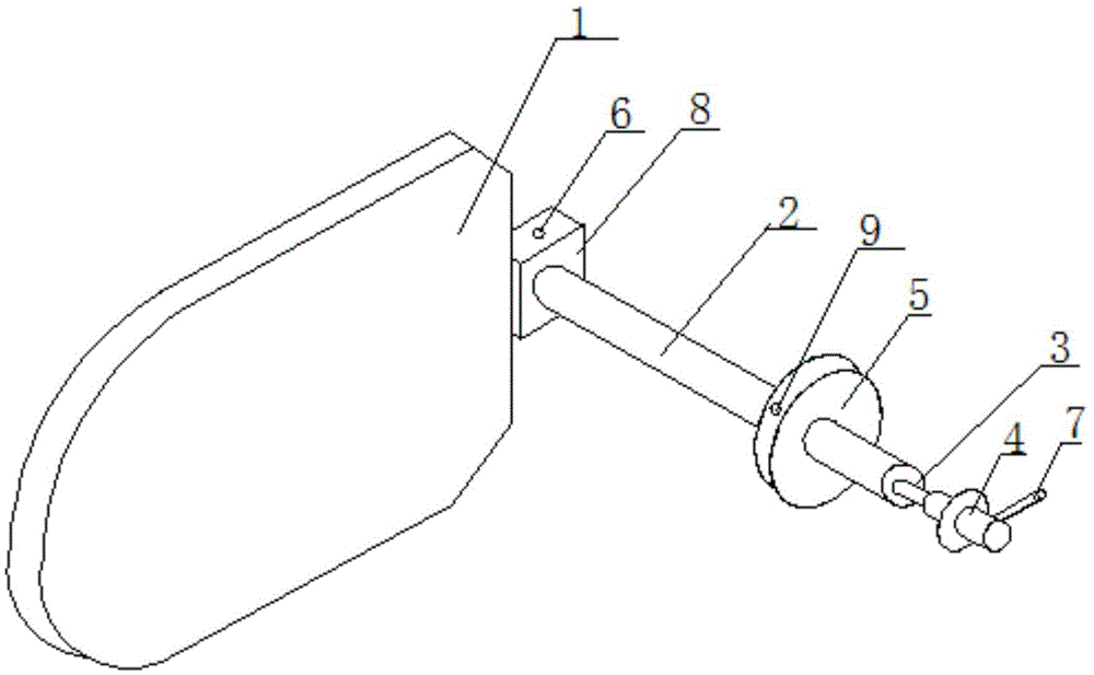 Observation window shading device and its application