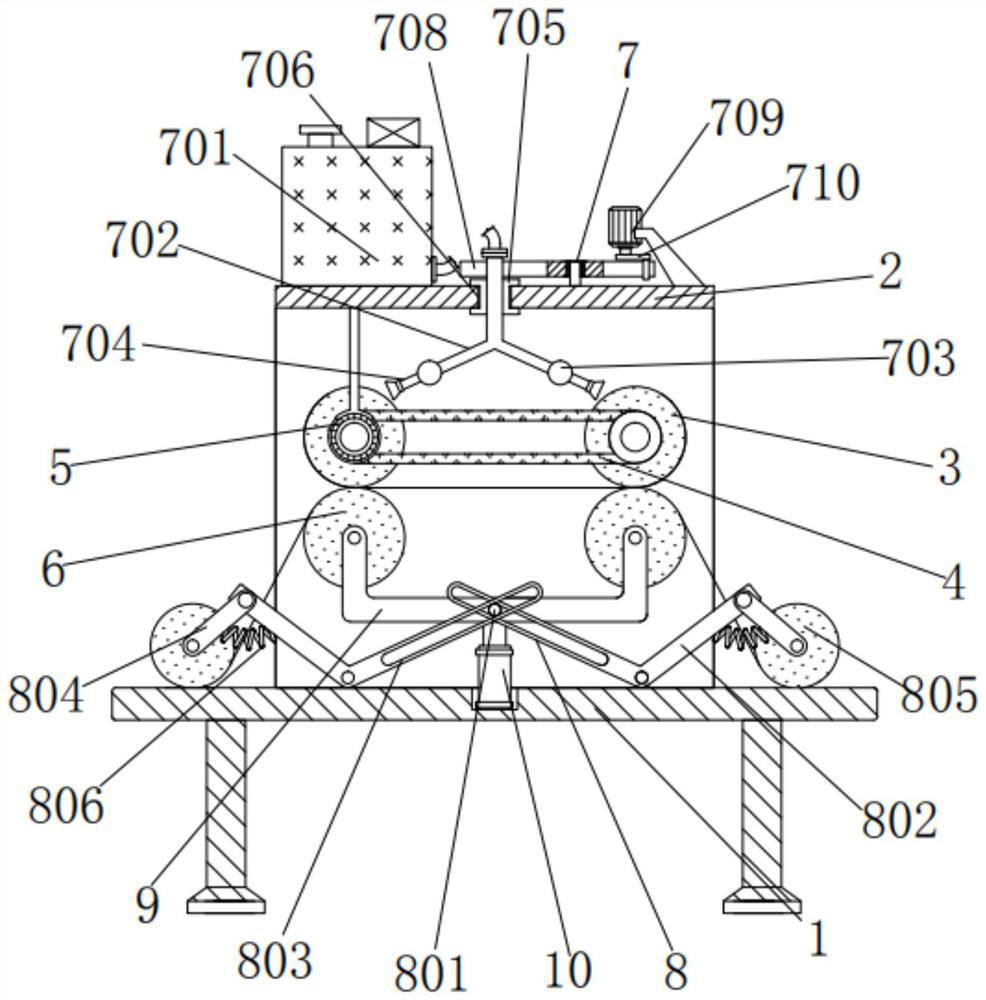 Printing and dyeing device for textiles