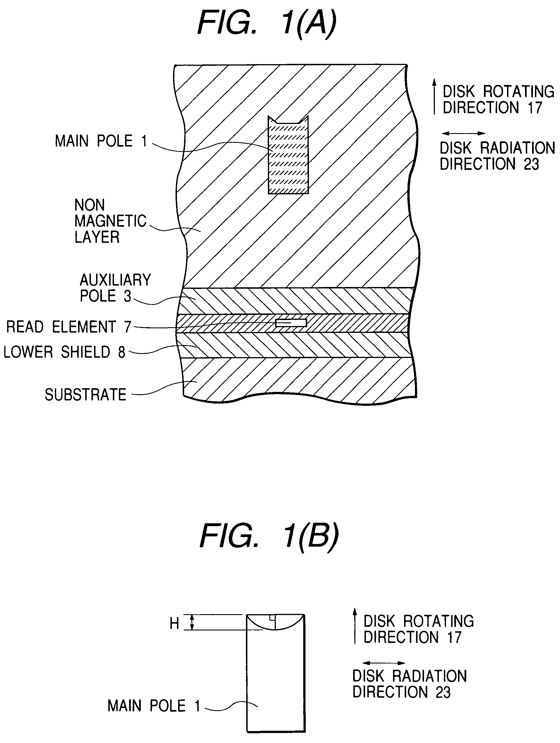 Method for manufacturing a magnetic head for perpendicular recording