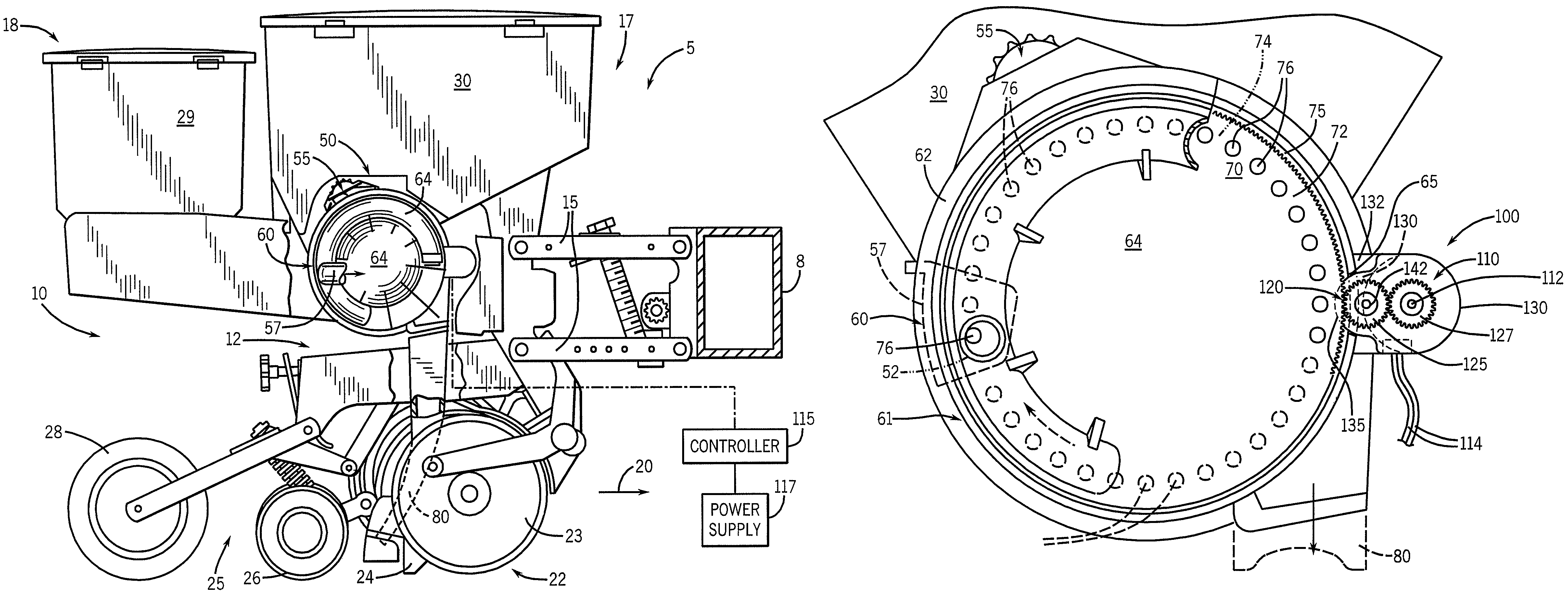 Direct drive electric seed metering system