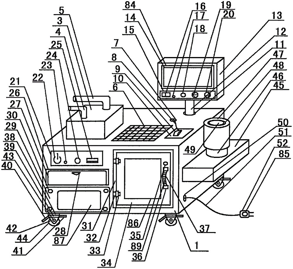 Oral cavity cleaning and nursing device