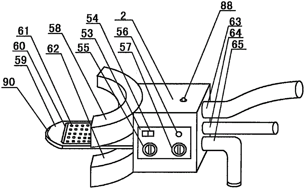 Oral cavity cleaning and nursing device