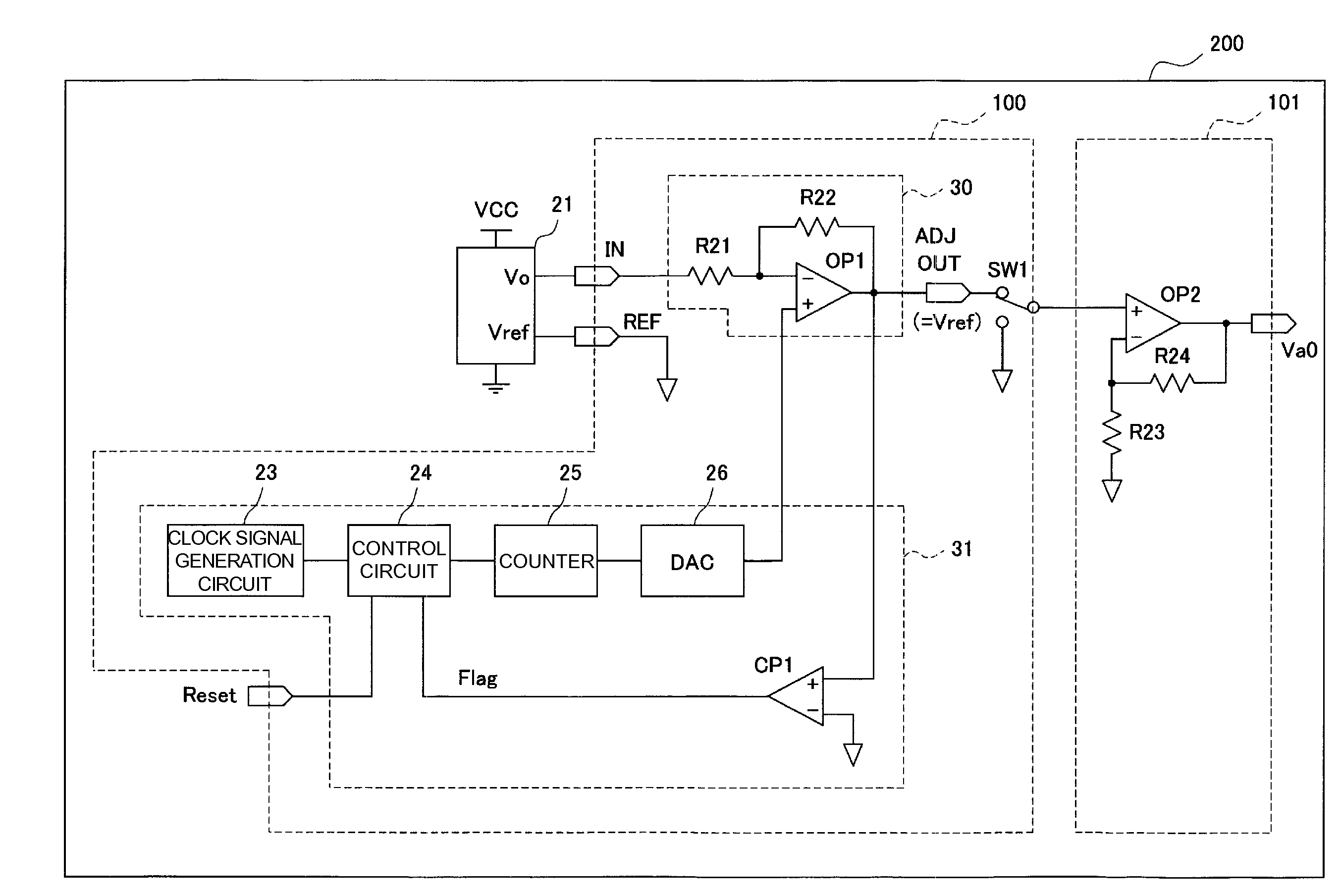 Angular velocity sensor interface circuit and angular velocity detection apparatus