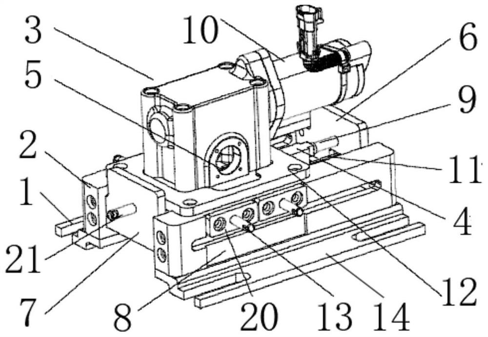 Self-locking and interlocking simulation device of AMT dynamic test platform