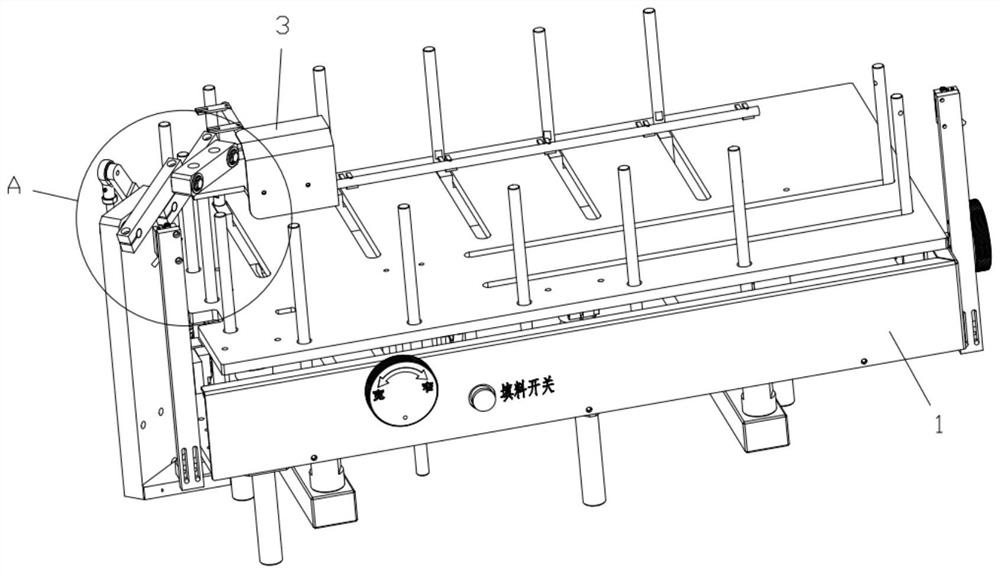 Flexible circuit board placement station scraping mechanism