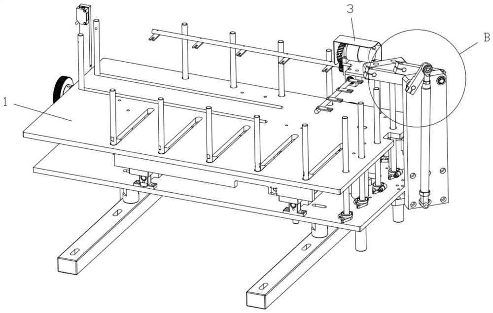 Flexible circuit board placement station scraping mechanism