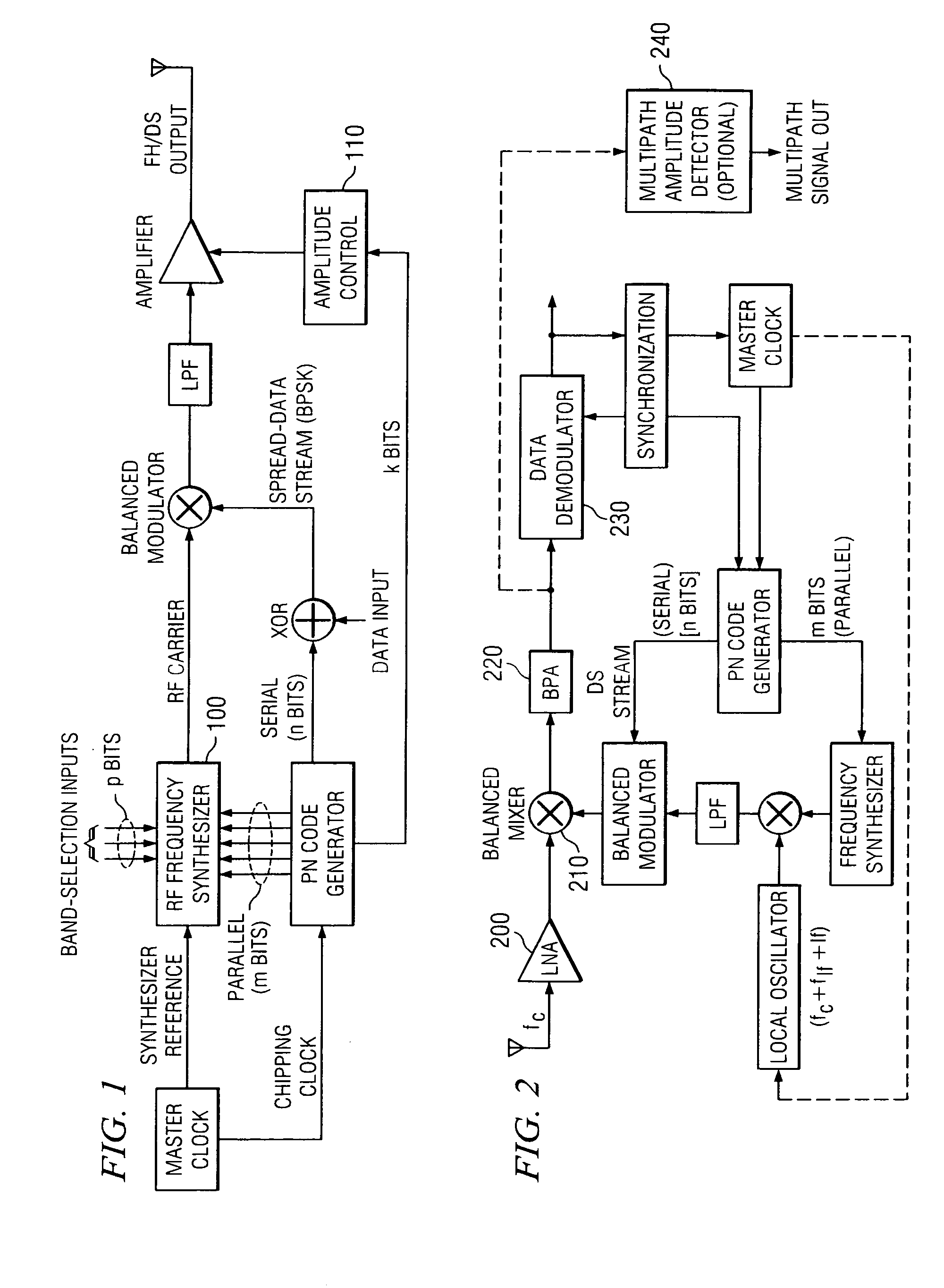 Hybrid spread spectrum radio system