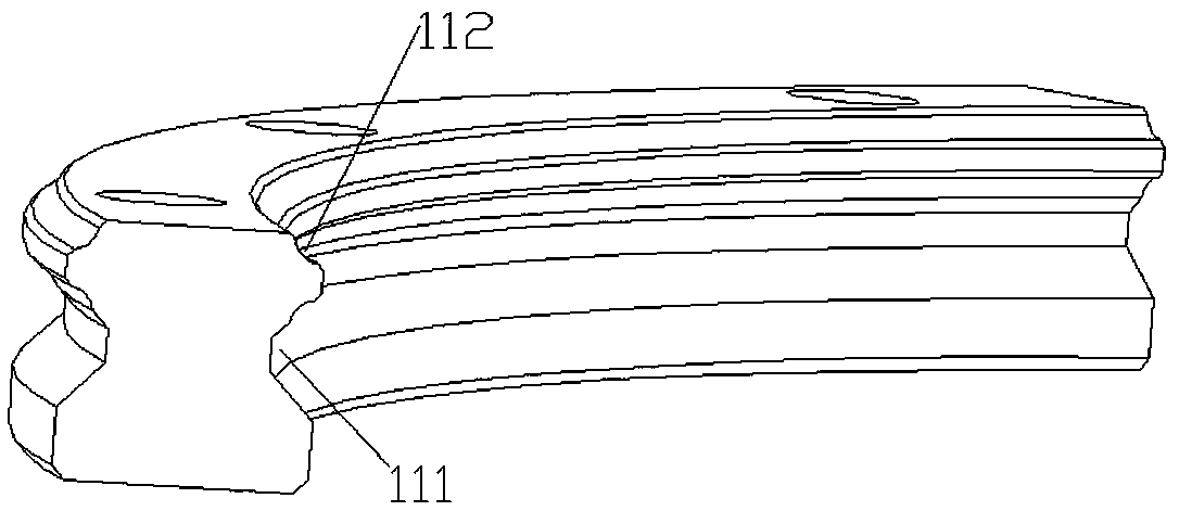 A surgical robot operating end mobile device