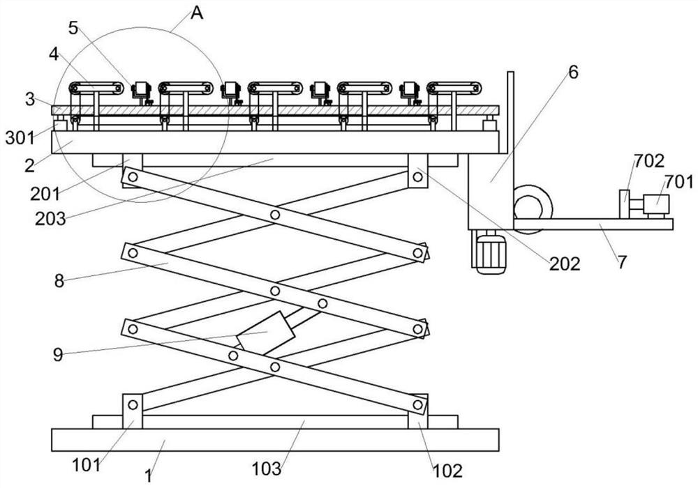 Comprehensive hanging bracket fresh air pipe assembly station