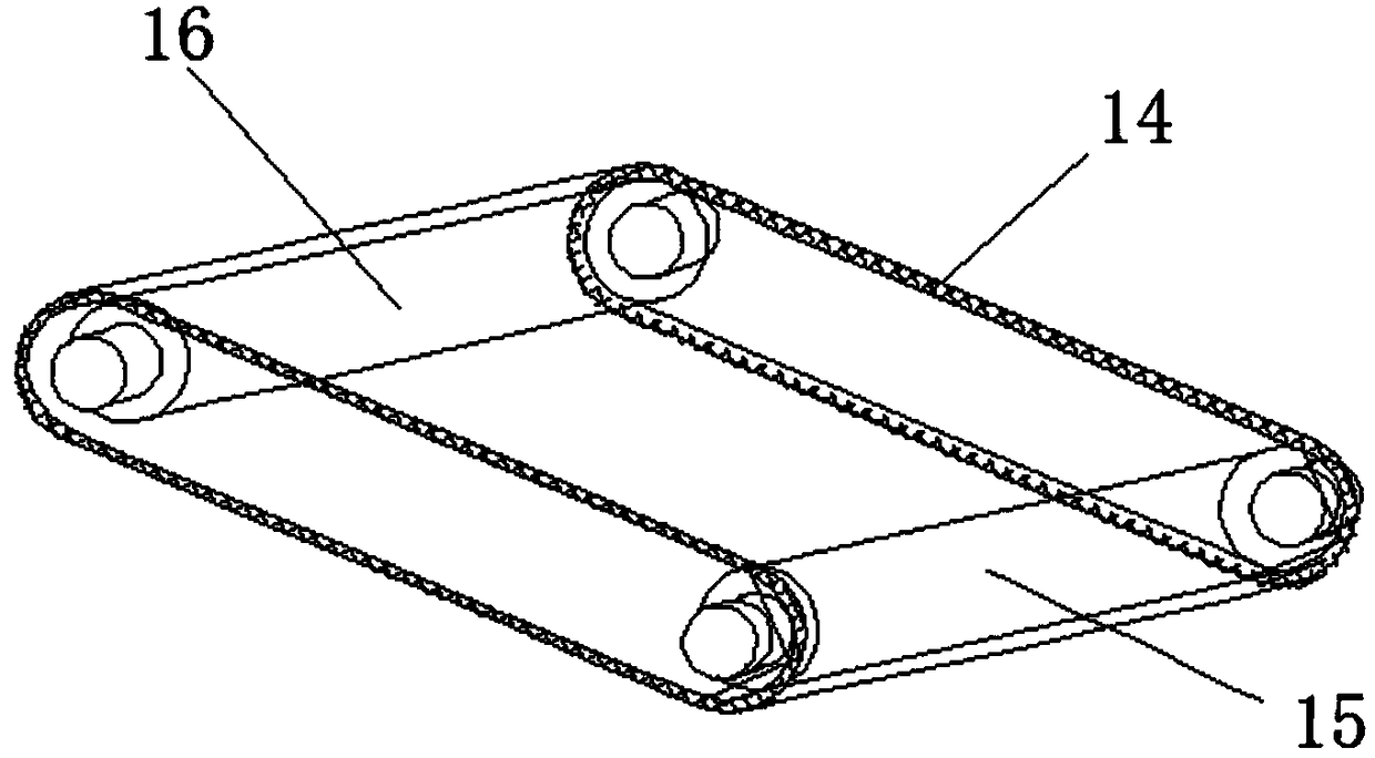 Solid-liquid separating device for small-scale industrial wastewater treatment convenient for using