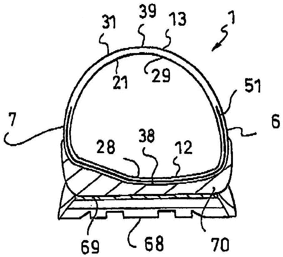 Article of footwear with simplified structure