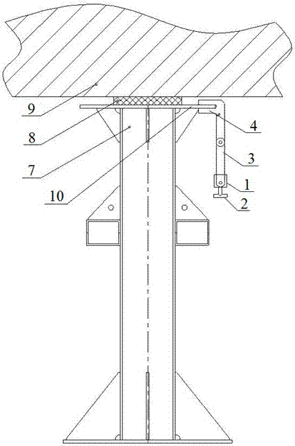 A fixture for segmental circulation of ships and its method for segmental circulation of ships