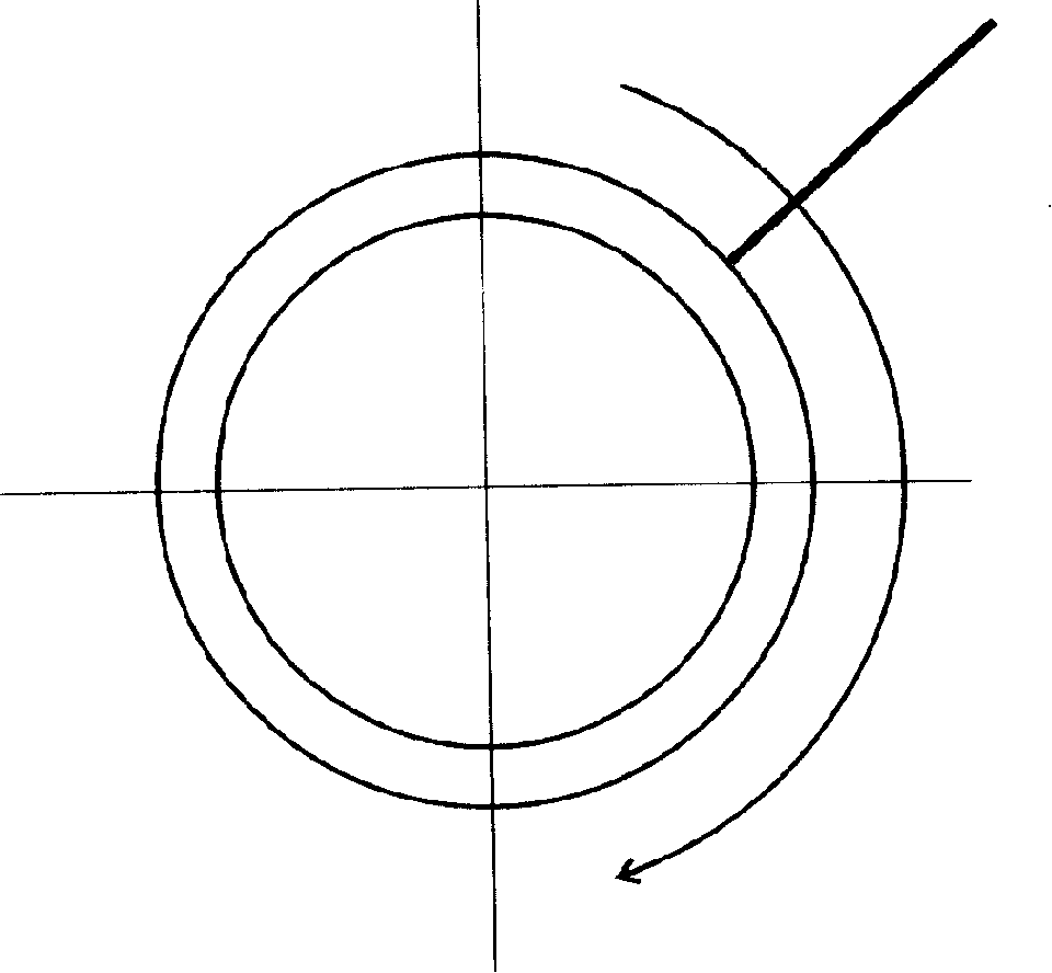 Method for preparing low hydrogen type downwards electrode