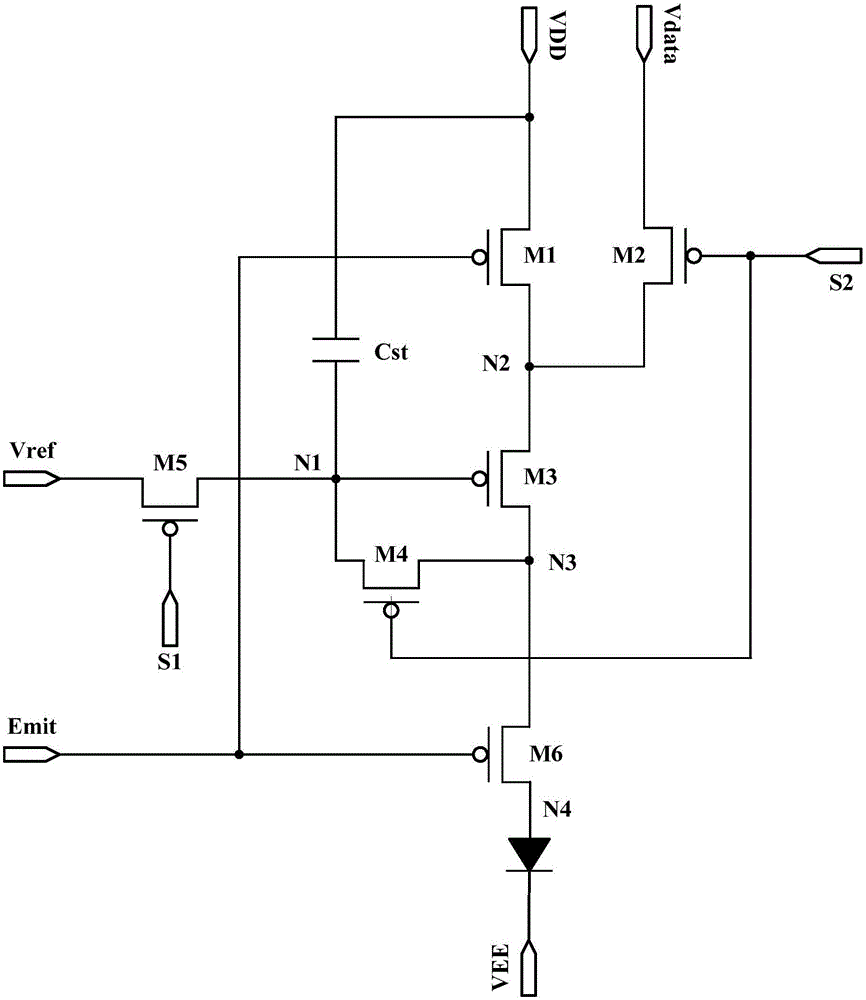 Driving circuit, organic light-emitting diode display and driving method