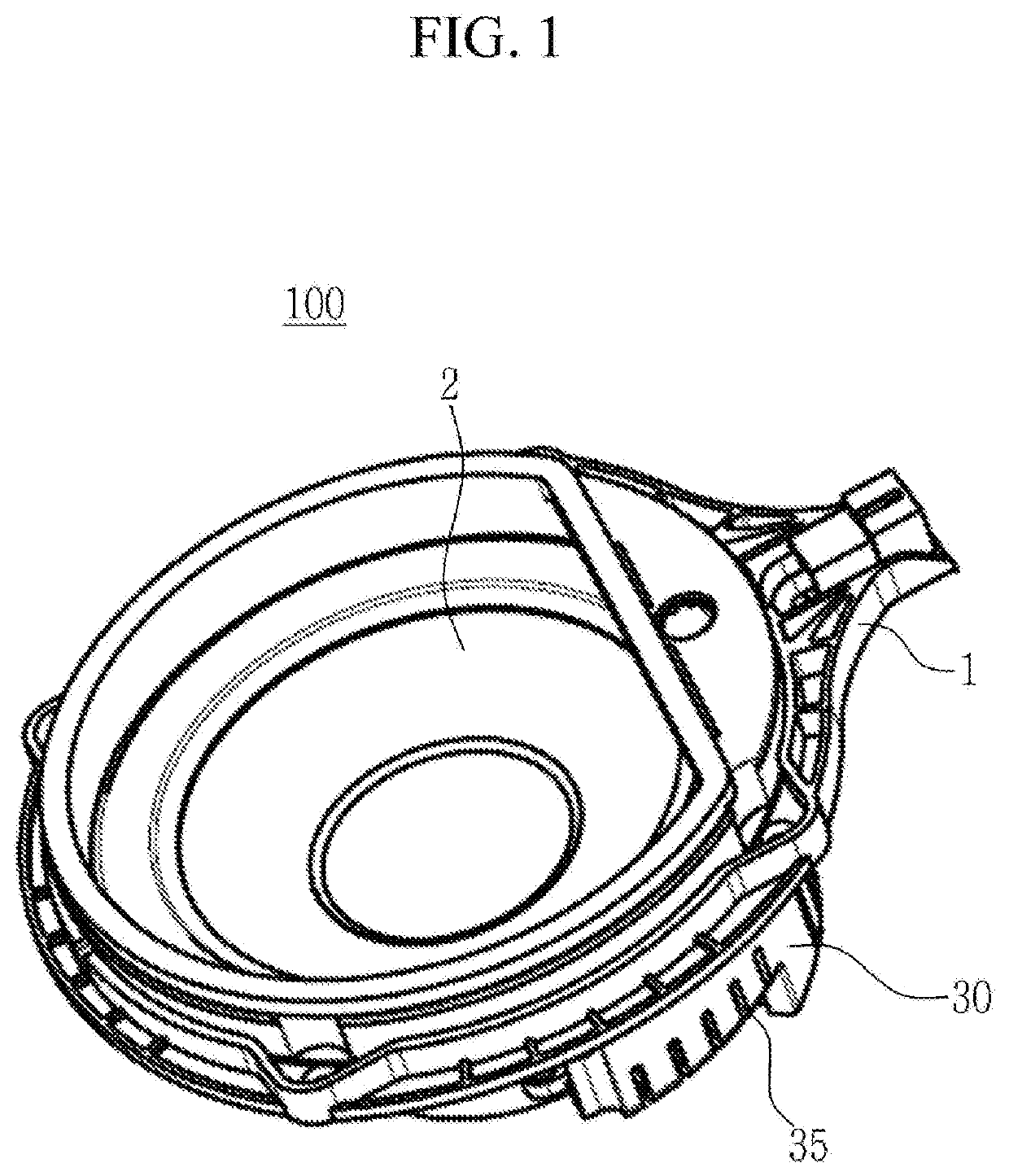 Speaker unit for a vehicle