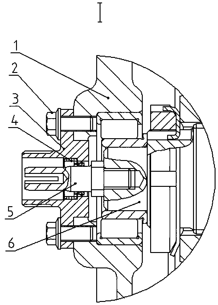 Speedometer sensor mounting assembly used for motor-driven double-speed axle