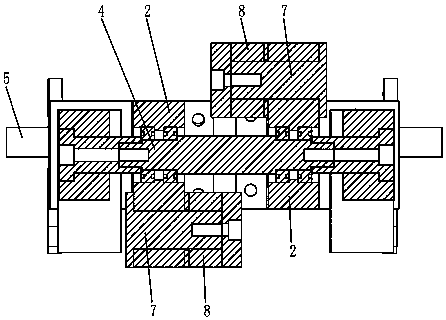 Rear suspension assembly of electric tricycle vehicle