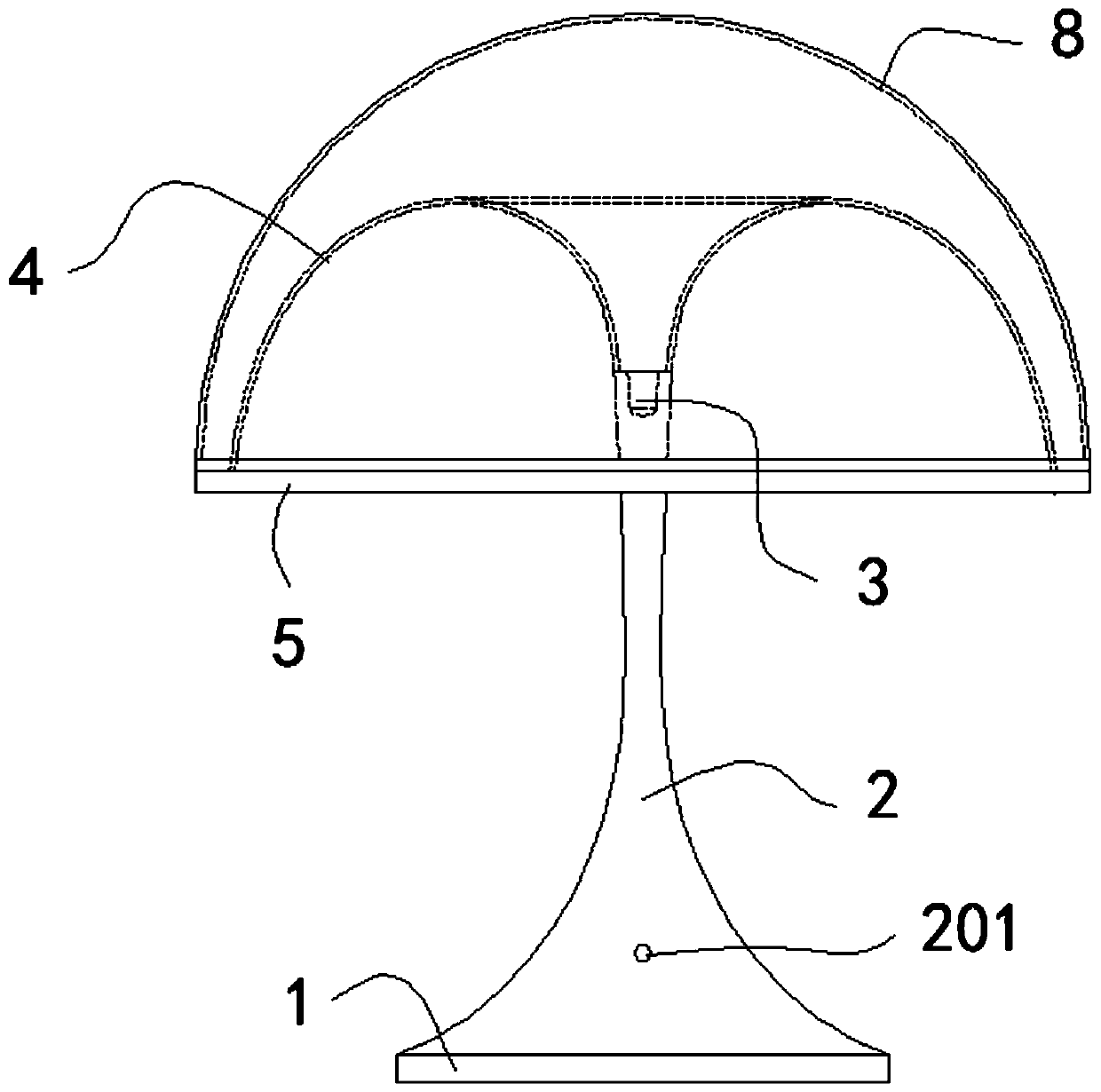 A kind of led decorative lamp