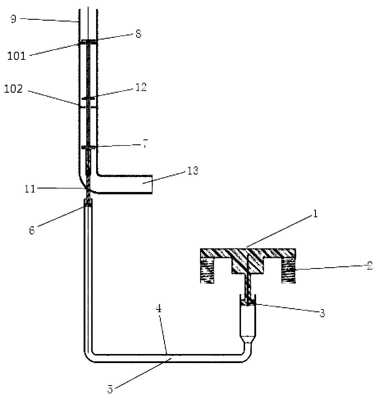 Hydraulic automatic flushing system