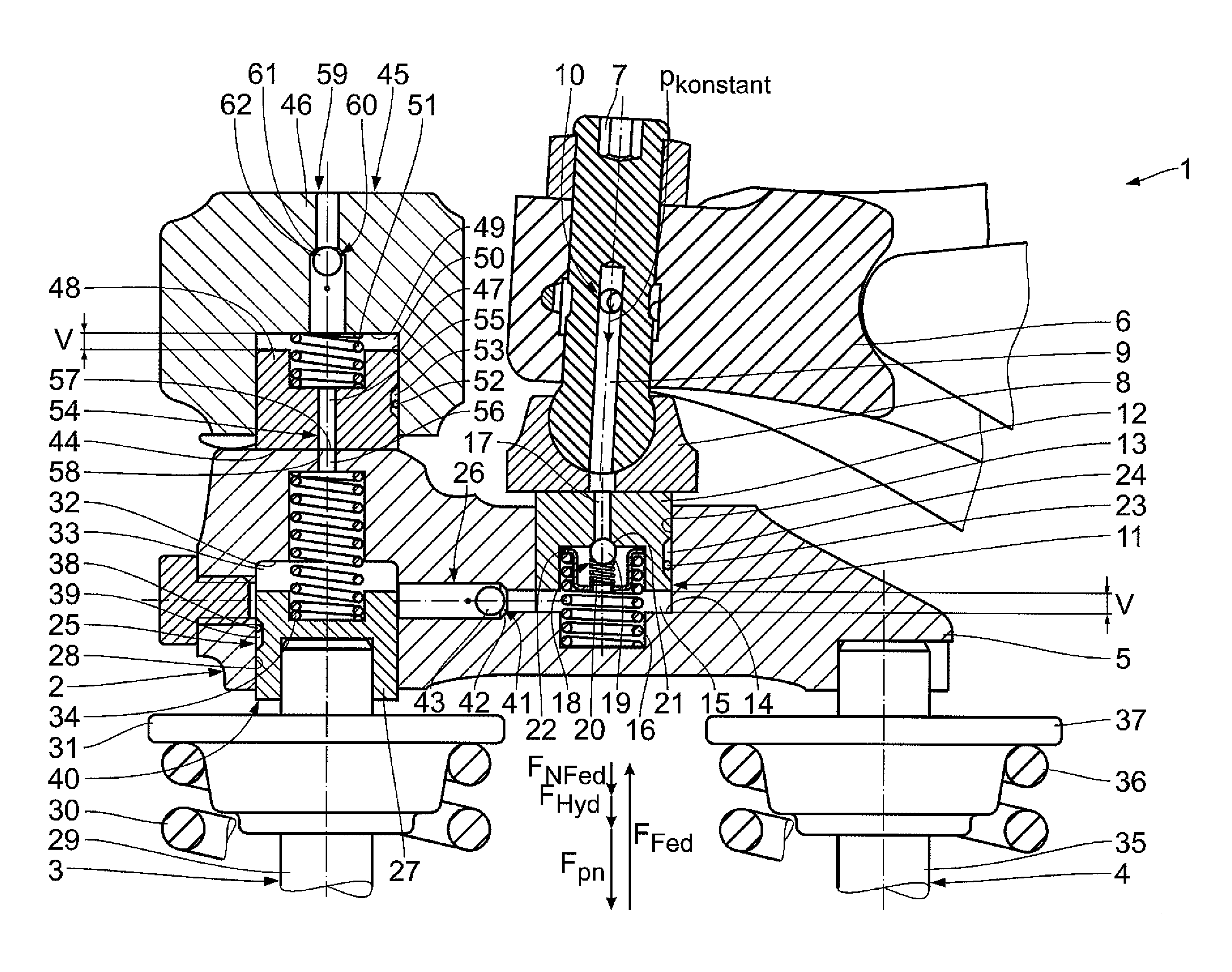 Internal combustion engine having a motor brake assembly