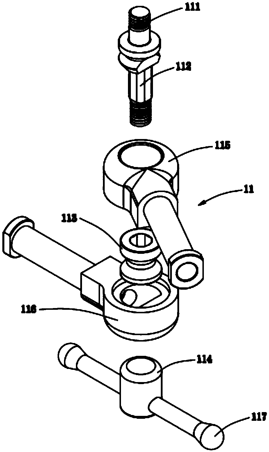 Mandible external fixation device with navigation