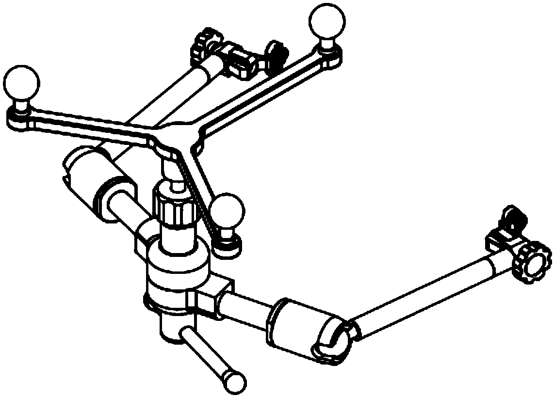 Mandible external fixation device with navigation