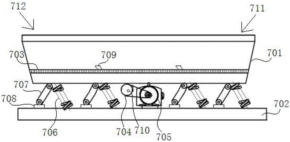 Box turnover and sand strip system for casting wear-resisting parts