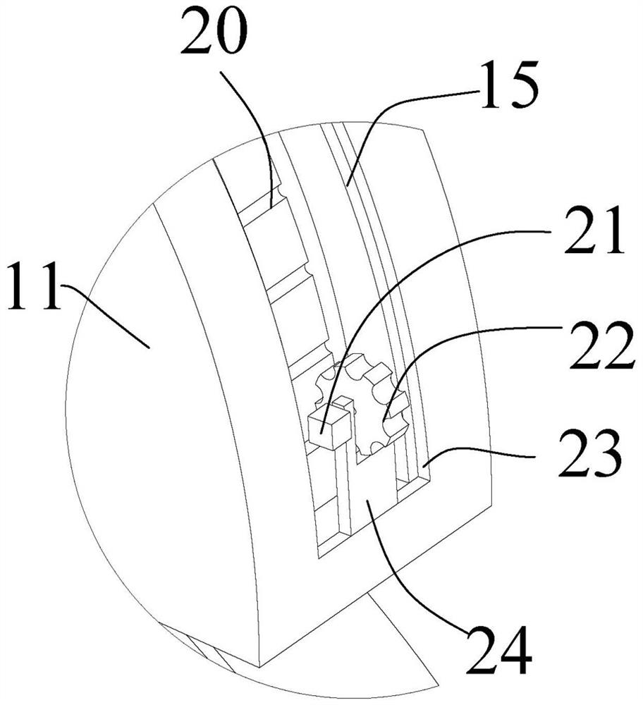 A new energy vehicle tire protection device