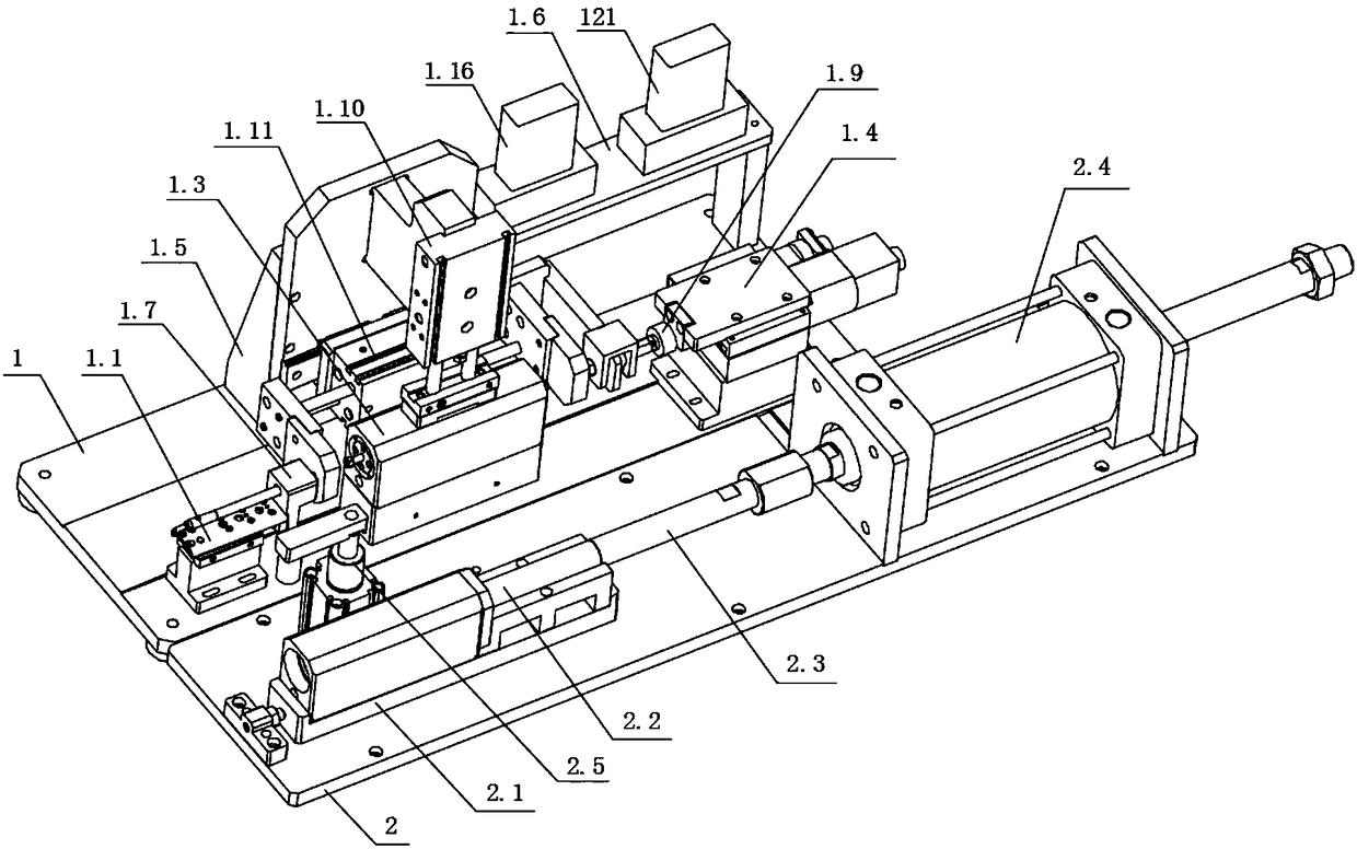 Overlapping quantity pneumatic measuring device and method of large-flow electro-hydraulic servo valve