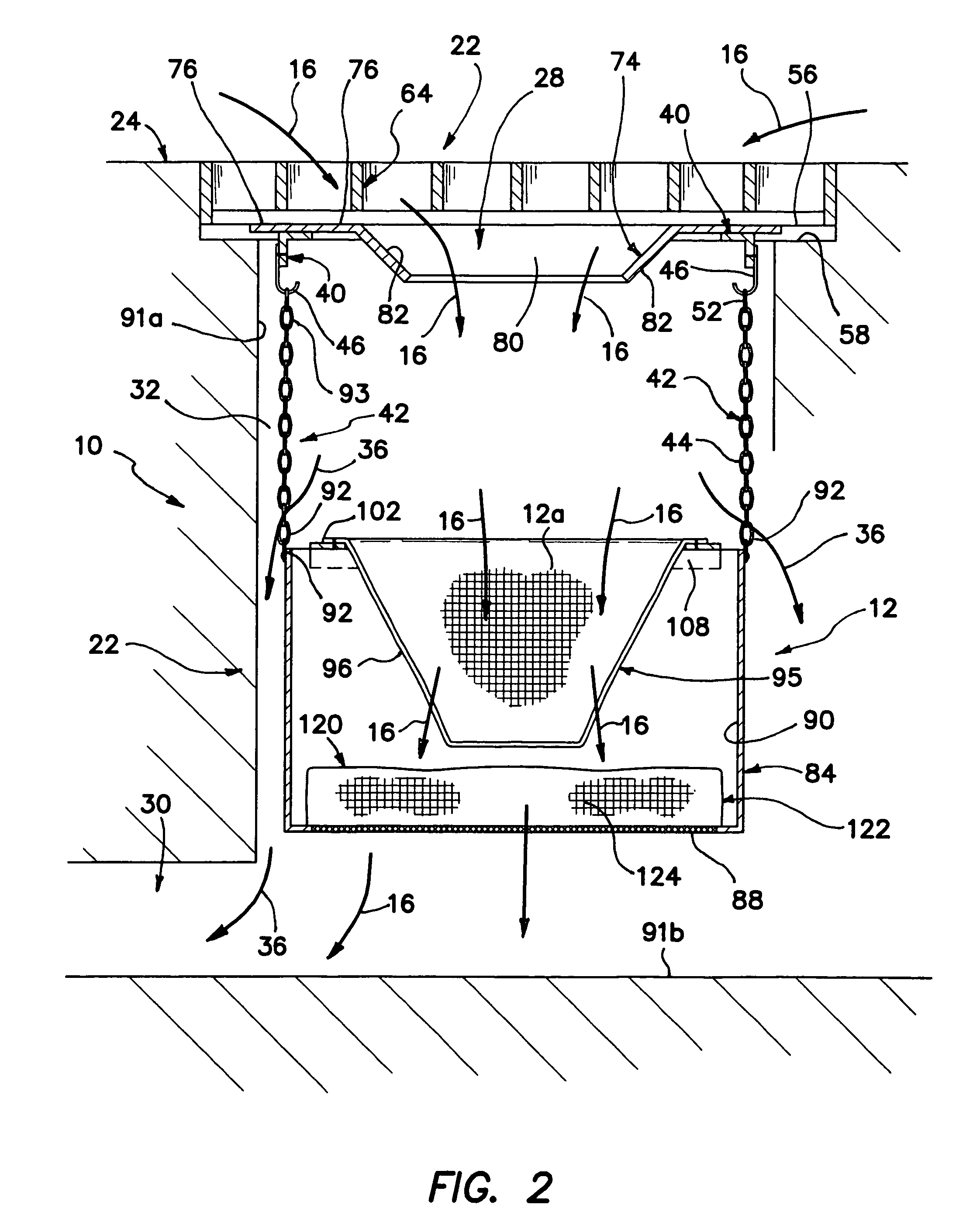 Post-production drain inlet filter system